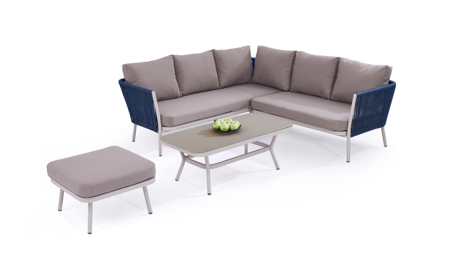 Mobili per divani da esterno in corda per hotel